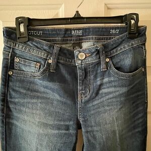 a.n.a Women's Dark Blue Boot Cut Jeans